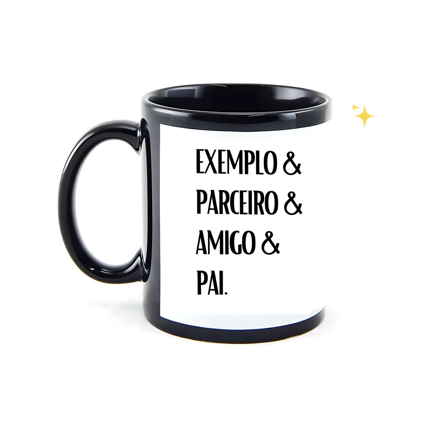 Caneca Personalizada "Exemplo & Parceiro & Amigo & Pai"