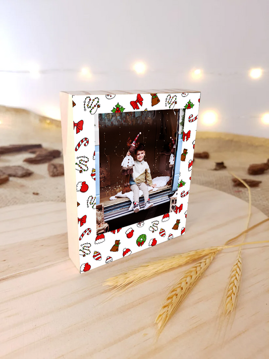 Polaroid de Mesa Personalizado de Natal